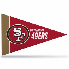 Officially Licensed 8 Pack 49ers Mini Pennants, 4" x 9"