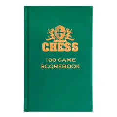 WE Games Hardcover Chess Scorebook & Notation Pad - Soft Touch