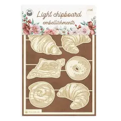 P13 Die-Cut Chipboard Embellishments 4"X6" 7/Pkg-#03