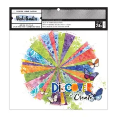 Vicki Boutin Discover + Create Background Pad 12x12"-36 Sheets
