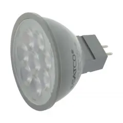 Satco 6w 24v LED MR16 Expanded Line 4000K 40 Degrees Beam GU5.3 Base - 50w-equiv Cool White