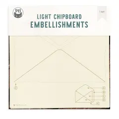 Santa's Workshop Light Chipboard Shaker Base 6"X8"-Envelope