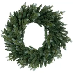 Northlight Real Touch&trade; Blue Spruce Artificial Christmas Wreath - 36" - Unlit Green