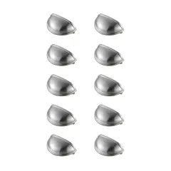 Atticus 3" Center to Center Brushed Nickel Cup Bar Pull Multipack (set of 10)