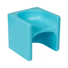 Tri-Me 3-In-1 Cube Chair, Kids Furniture Cyan
