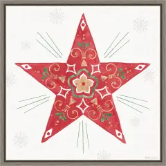 Christmas Charm XI by Beth Grove Canvas Art Framed