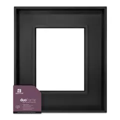 Ampersand DuoFrame - Black, 9" x 12"