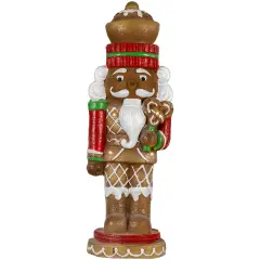 Northlight LED Lighted Gingerbread Nutcracker Christmas Figurine - 25.5" Brown