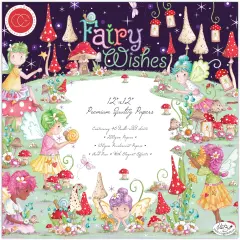 Craft Consortium Double-Sided Paper Pad 12"X12" 40/Pkg-Fairy Wishes