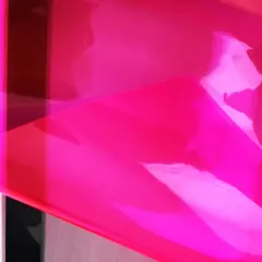 hot pink tinted clear Vinyl