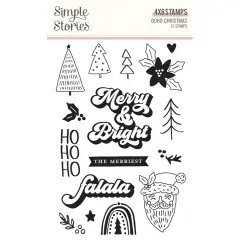 Boho Christmas Photopolymer Clear Stamps