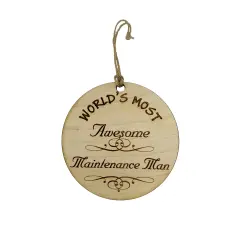 Worlds most Awesome Maintenance Man - Ornament