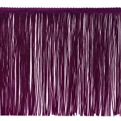 20 Yards of 6" Chainette Fringe Trim | 20 yard cut Purple
