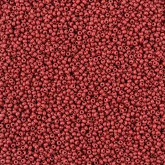John Bead 11/0 Terra Intensive Matte Czech Glass Seed Beads, 250g Brown