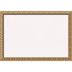 Florentine Gold Wood Framed Corkboard, White Cork