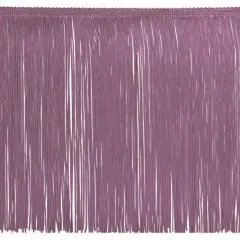 10 yards of 9" Chainette Fringe Trim | 10 yard cut Plum