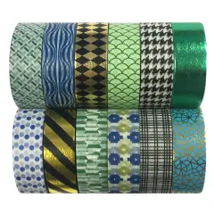 Wrapables WPSET49 Washi Masking Tape Collection (Set of 12)