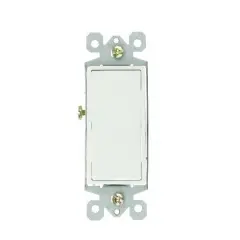 SUNLITE 3 Way WHITE GROUNDED ROCKER SWITCH E511 Boxed White