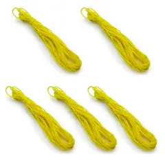 50 Yards of 1/8" Soft Knit Elastic Cord Yellow
