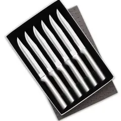 Rada Kitchen Knives Boxed Set, 6 Piece Utility Steak Knife Stainless Steel Blade Cutlery Gift Set, for Kitchen or Table