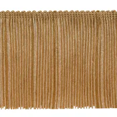 6" Multicolor Chainette Fringe Trim, Decorative, Versatile for Costumes | 5 yard cut Gold Multi