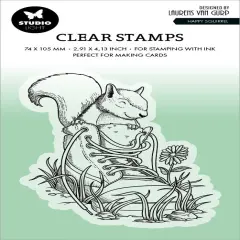 Studio Light Clear Stamps By Laurens Van Gurp-Nr. 532, Happy Squirrel