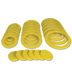 Yellow Foam Ring and Disc Set