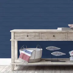 Transform Blue Plank Peel and Stick Wallpaper