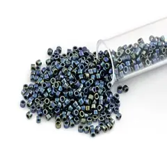 Miyuki Delica Seed Bead 11/0 Iris Gunmetal