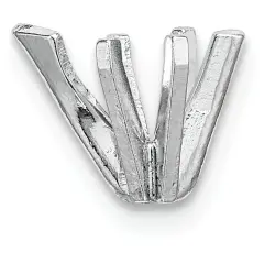 14K White Gold 6 Prong Pear V-End Setting 6x4.25mm