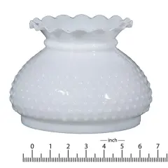 Opal Hobnail 6" Glass Lamp Shade