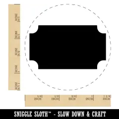 Movie Theater Raffle Ticket Solid Rubber Stamp for Stamping Crafting Planners