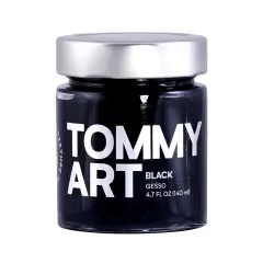 Tommy Art - Texture - Black Gesso 140ml