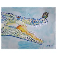 Betsy Drake Croc & Butterfly Place Mat Set of 4