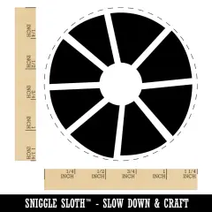 Pineapple Slice Ring Rubber Stamp for Stamping Crafting Planners