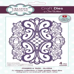 Creative Expressions Craft Dies By Sue Wilson-Gloria - Frames & Tags