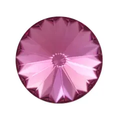 Preciosa Crystal Maxima 12mm Rose Rivoli (Package of 1)