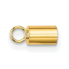 14K Gold Tube End
