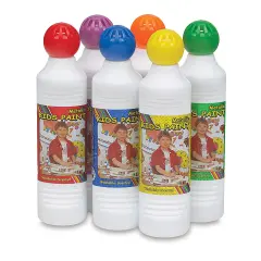 Crafty Dab Kids Paints - Shimmer Colors, Set of 6