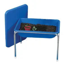 18" Small Sensory Table, Sandbox with Lid, Water Table for Kids, Blue