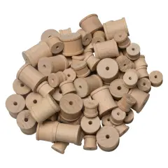Dixon Wooden Craft Spools - 144 Pieces