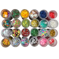 Claynation 24 Clay Kit with FREE Tube Compartment Container Crafting Organizer Box