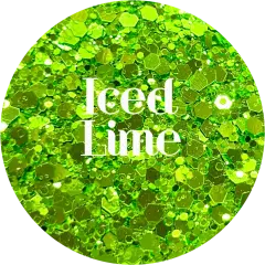 Polyester Glitter - Iced Lime by Glitter Heart Co.&trade;