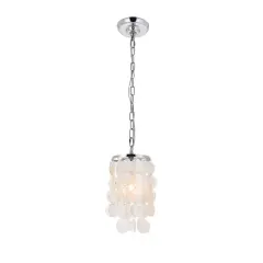 Selene 1 light Chrome Pendant