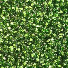 John Bead 10/0 Silver Lined Czech Glass Seed Beads, 500g Chartreuse