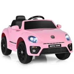 Kids Electric Ride On Car with Remote Control and Led Headlight Ideal Gift for Birthdays or Any Special Festival Pink