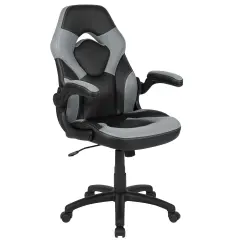 Emma and Oliver Z100 Gaming Chair Racing Office Ergonomic Computer PC Adjustable Swivel Chair Gray