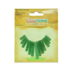 6 Packs of New Jade Fan Pendant Pack of 13