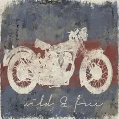 WILD AND FREE MOTORCYCLE Poster Print by Eric Yang - Item # VARPDXEY25291