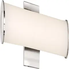 Nuvo Saber 25" LED Vanity & Wall w/ White Acrylic Diffuser in Polished Nickel